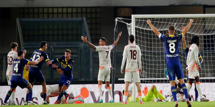 Drama Di Lapangan: Hellas Verona Tundukkan AS Roma Dengan Skor 3-2