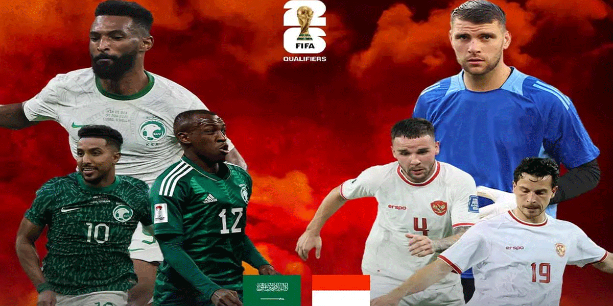 Pertandingan Timnas Indonesia vs Tim Nasional Sepak Bola Arab Saudi